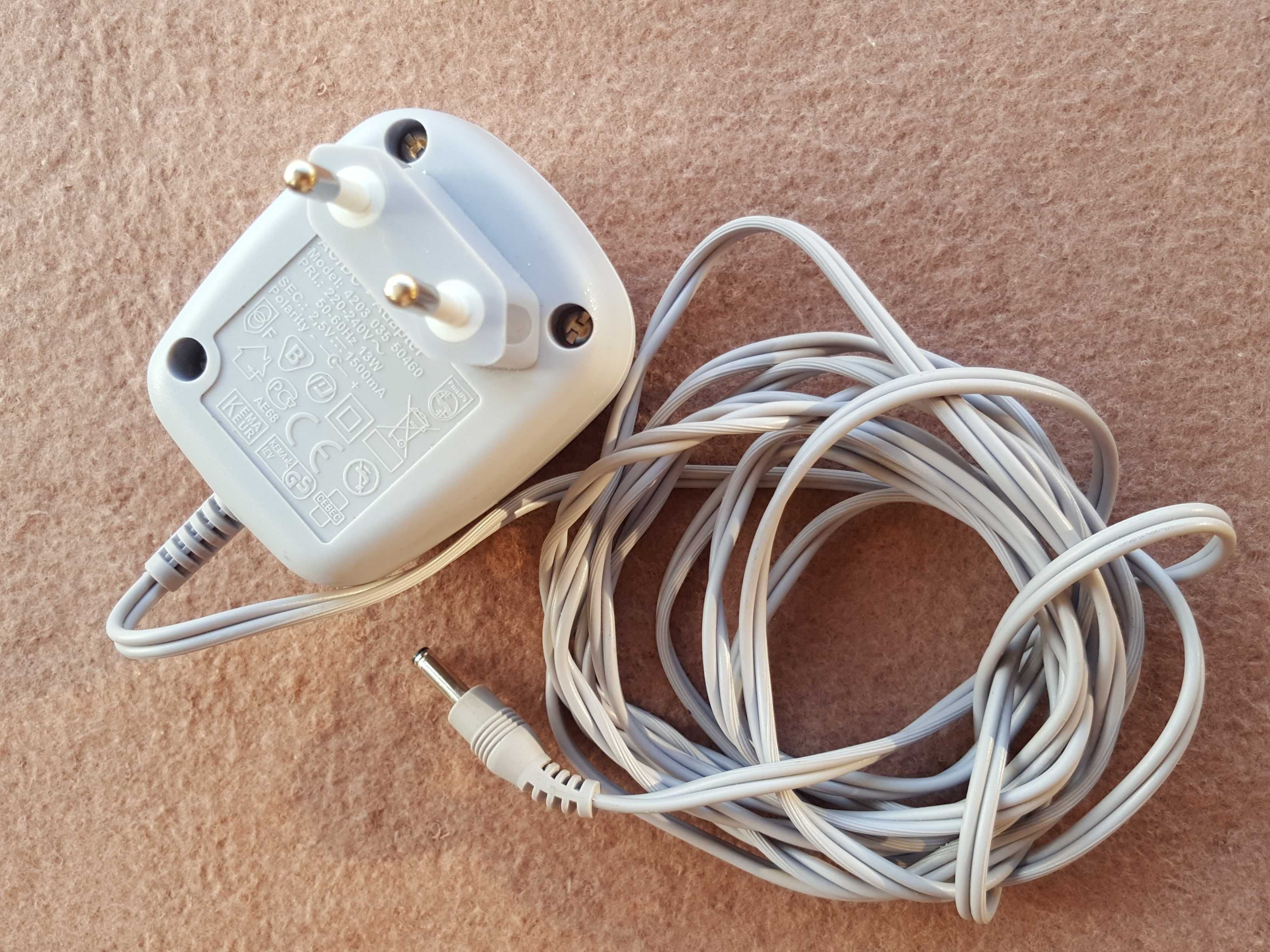 Philips 2.5V 1500mA адаптер питания для эпилятора, бритвы, триммера
