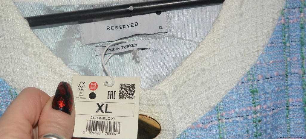 Dzianinowy komplet w stylu retro Reserved XL