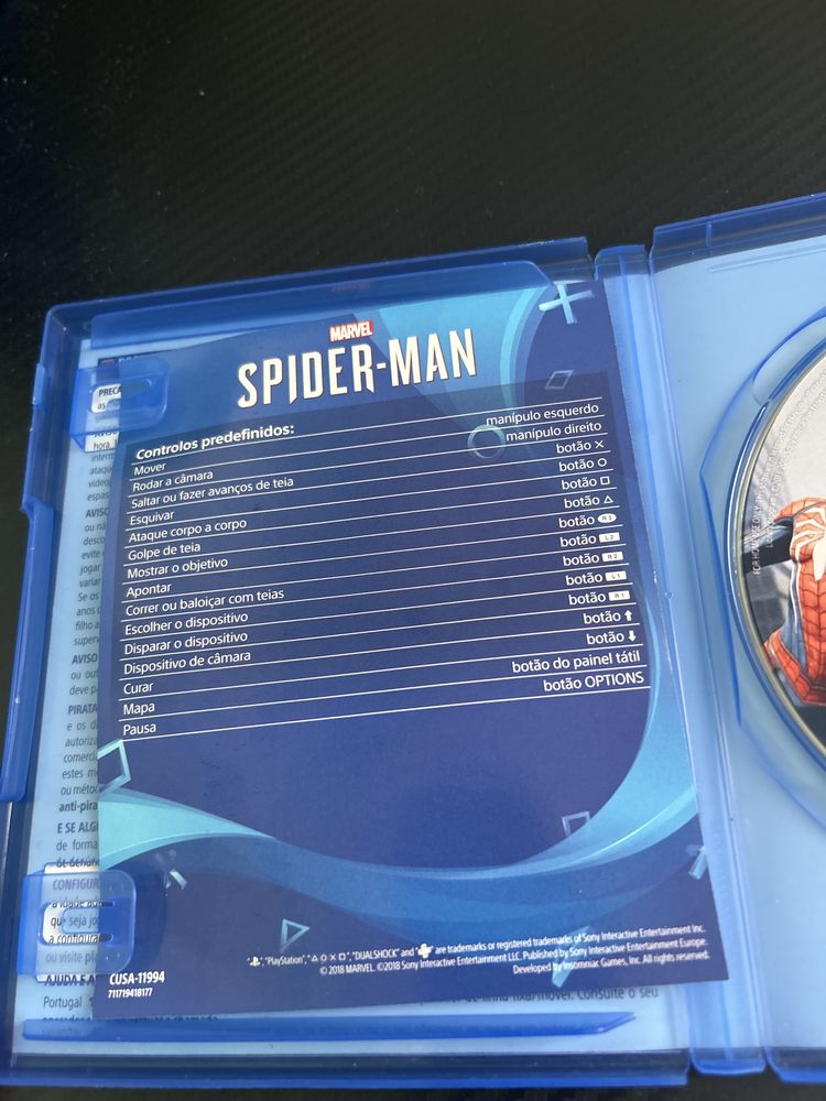 Marvel spider man ps4