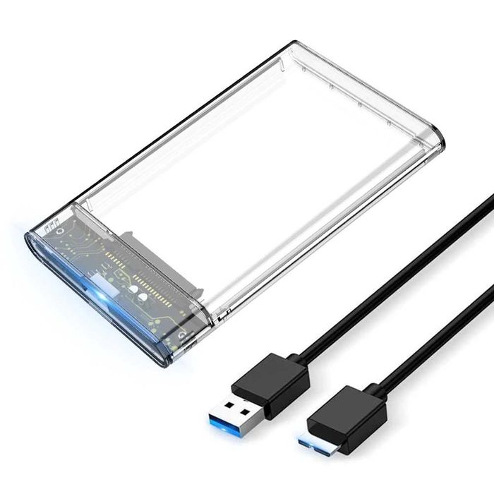 Внешний карман для жесткого диска SSD/HDD 2.5 SATA USB 3.0 кейс-трей