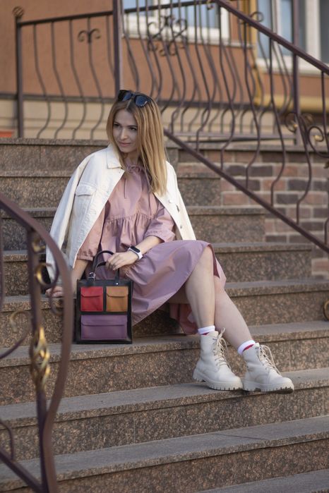 Шкіряна сумка ручної роботи