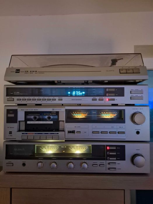 Wieża HI-FI Stereo Dual z Gramofonem Rewelacyjny stan dla kolekcjonera