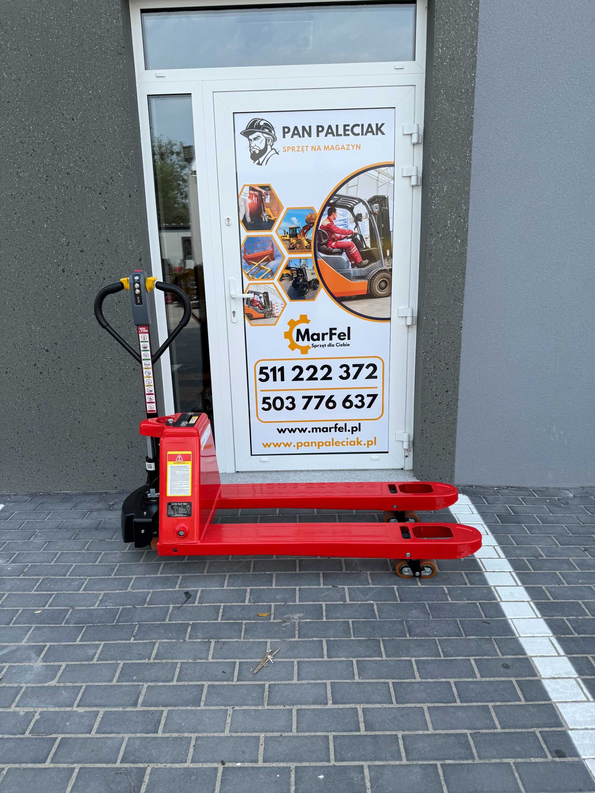 Paleciak elektryczny wózek paletowy EPT PPT CBD 1,5t 115 cm 1,5t 100cm