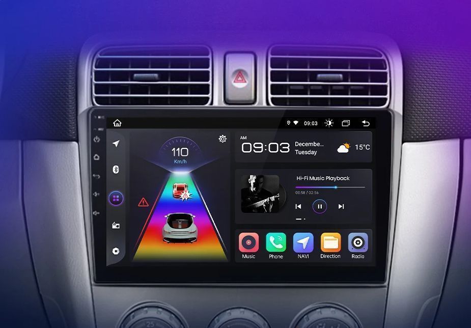 Radio do Subaru Forester SG 2002 - 2008 CarPlay i Android Auto