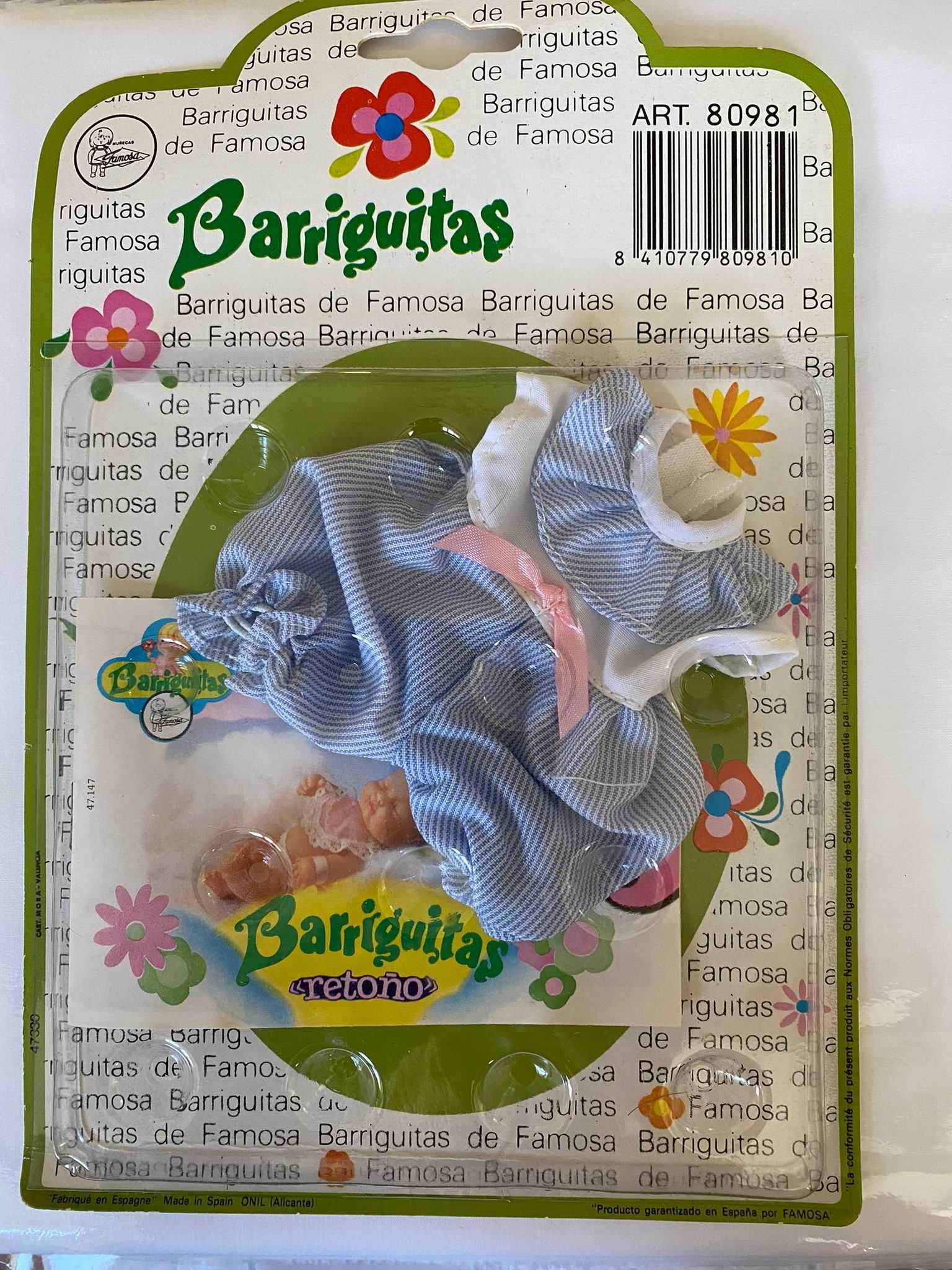 Vestidos de Boneca Barriguitas (Famosa)