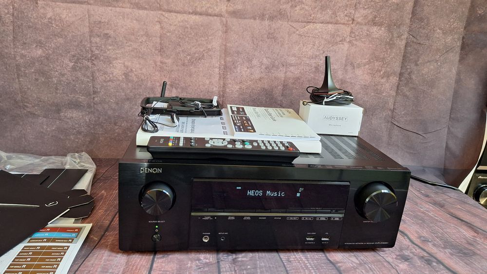 7.2 Denon AVR-X1600 Wi-Fi BT Heos 4K60p eARC DSD Spotify Atmos Vision