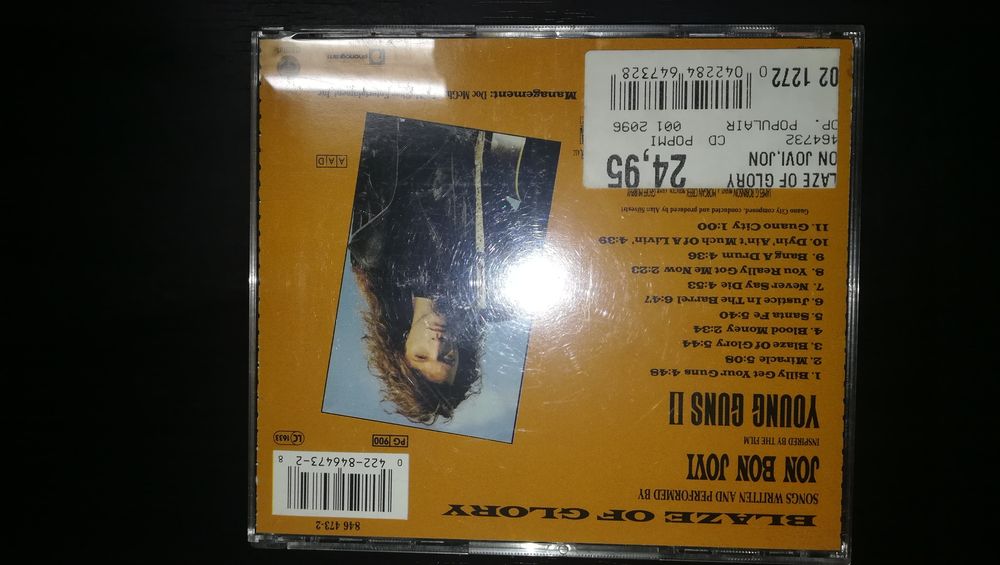 CD " Blaze of Glory " de Jon Bon Jovi (Como Novo)