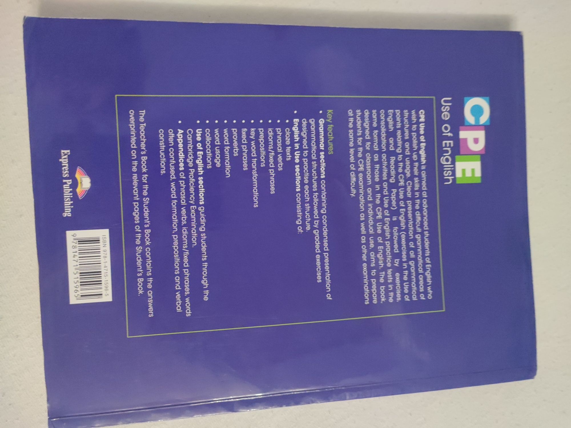 CPE Use Of English Virginia Evans Student's Book