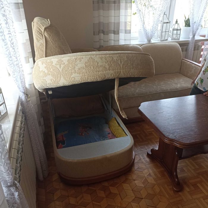 Narożnik z funkcją spania
