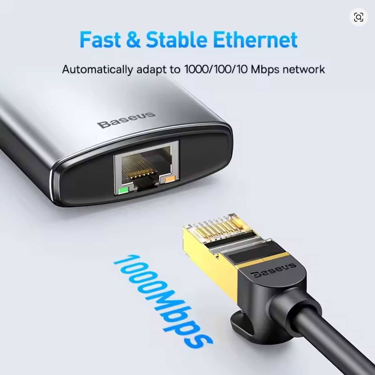 Хаб Baseus 8 in 1 Type-C Gleam hub адаптер переходник otg Macbook Pro