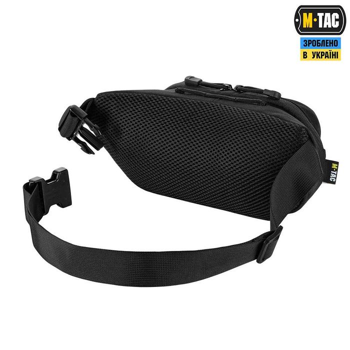 M-Tac сумка на пояс Waist Bag Black (30х13х6см), бананка М-Тас