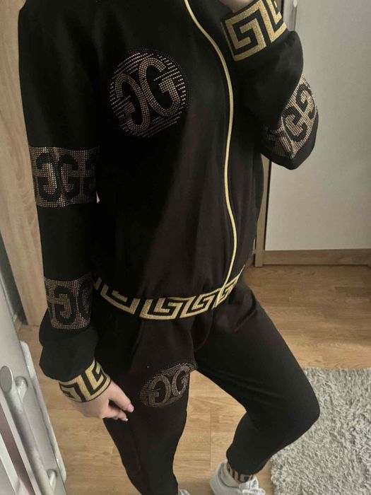 Dres cyrkonie czarny