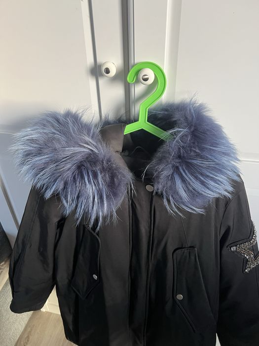 Kurtka zimowa puchowa damska 38 – bardzo ciepła
