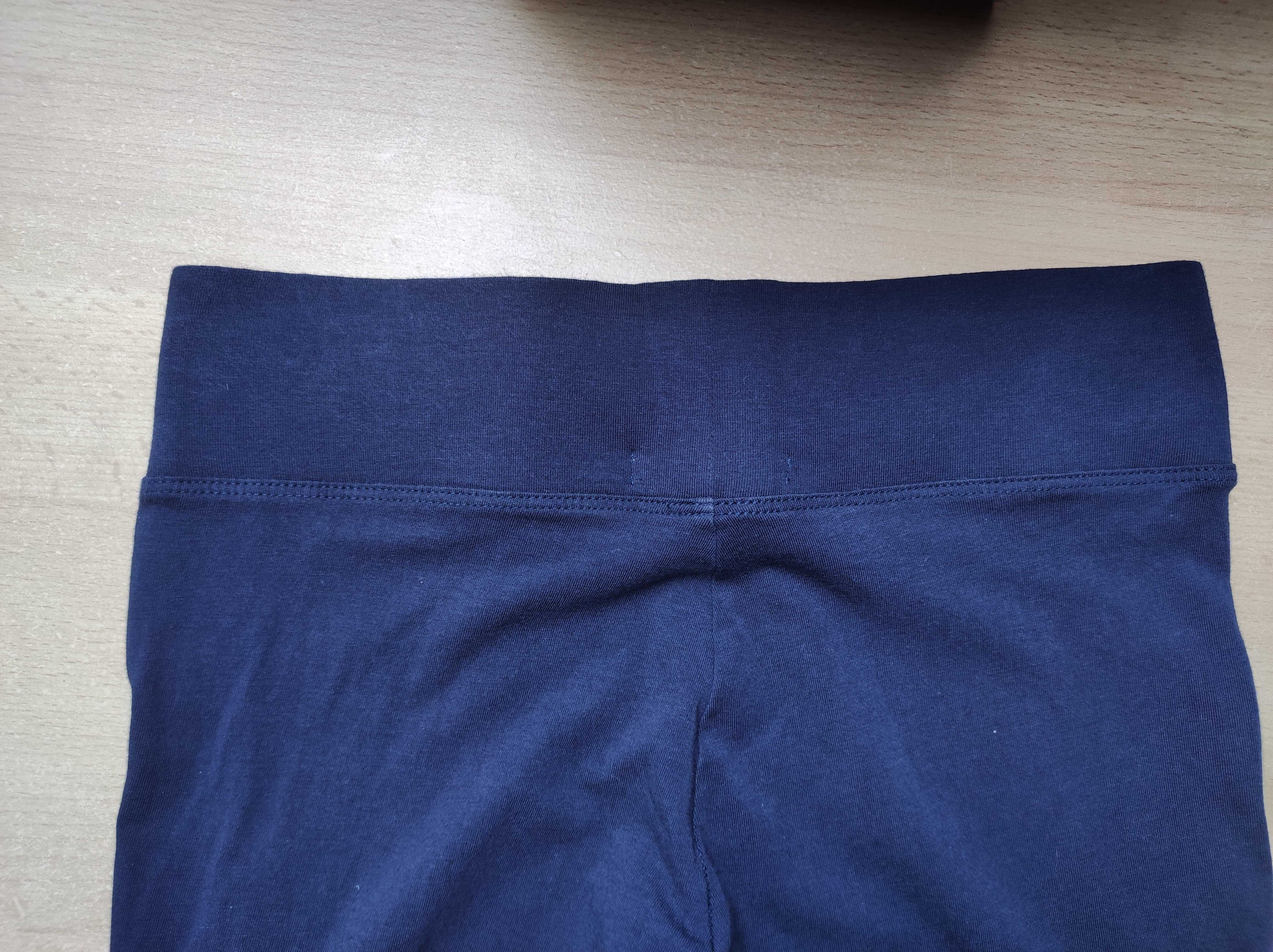 Legginsy, getry Tommy Hilfiger S, granatowe, modne