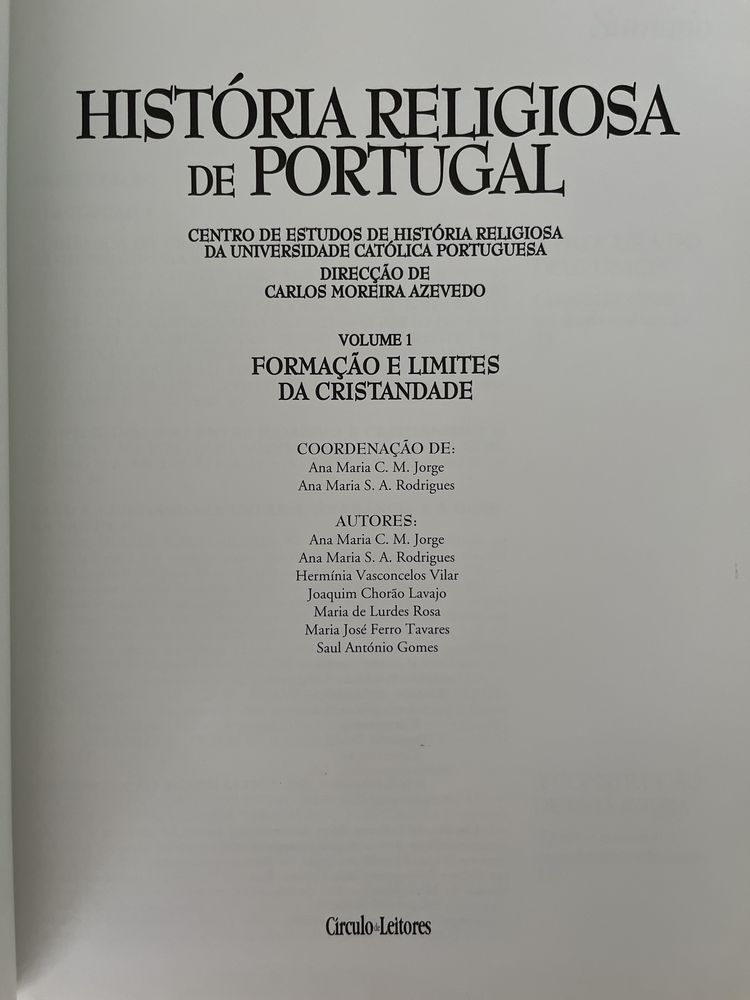 A Historia Religiosa de Portugal + Dicionario da Historia Religiosa
