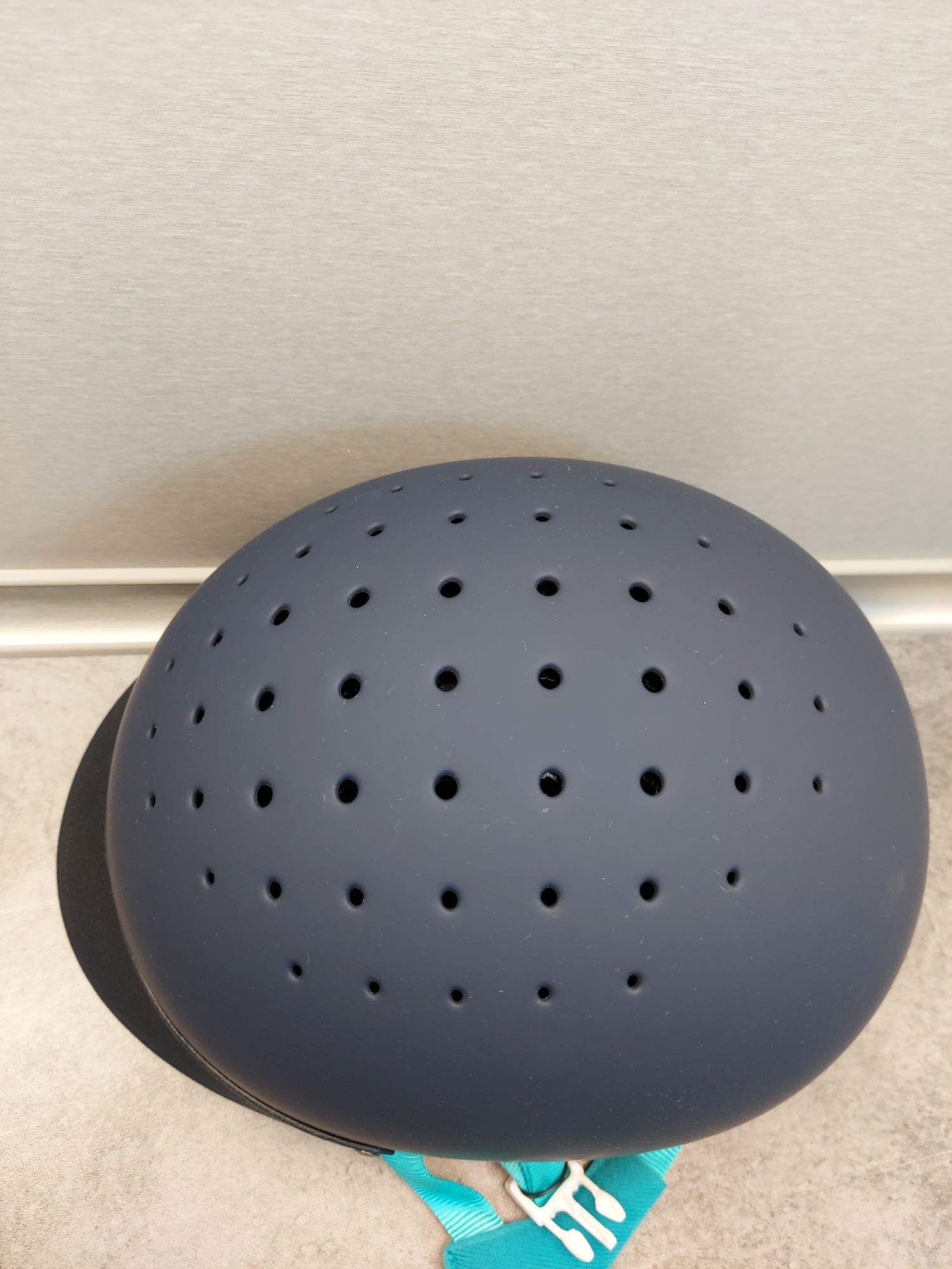 Kask jeździecki Fouganza roz.S (52-55) , FH 120 Blue , toczek