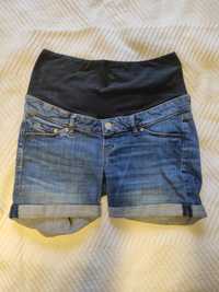 Spodenki ciążowe jeans H&M 38