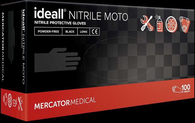 Rękawice nitrylowe Ideall Moto
