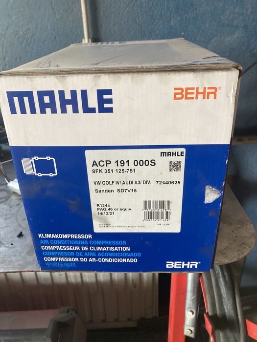 Sprężarka kompresor klimatyzacji VW AUDI SD7V16