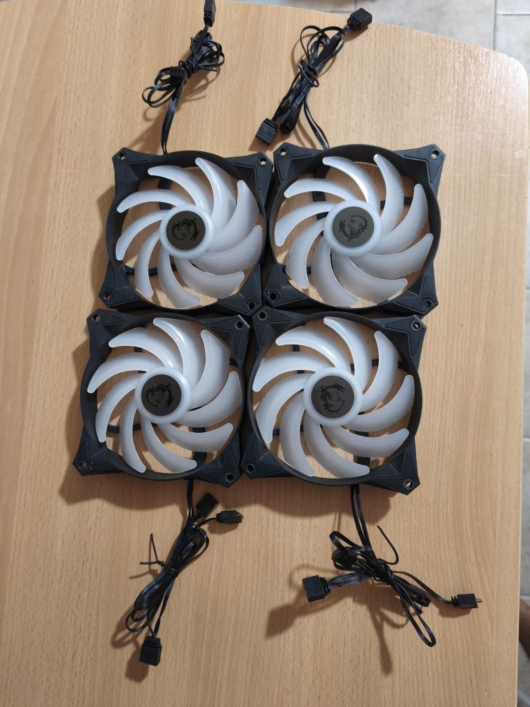 4 ventoinhas MSI RGB