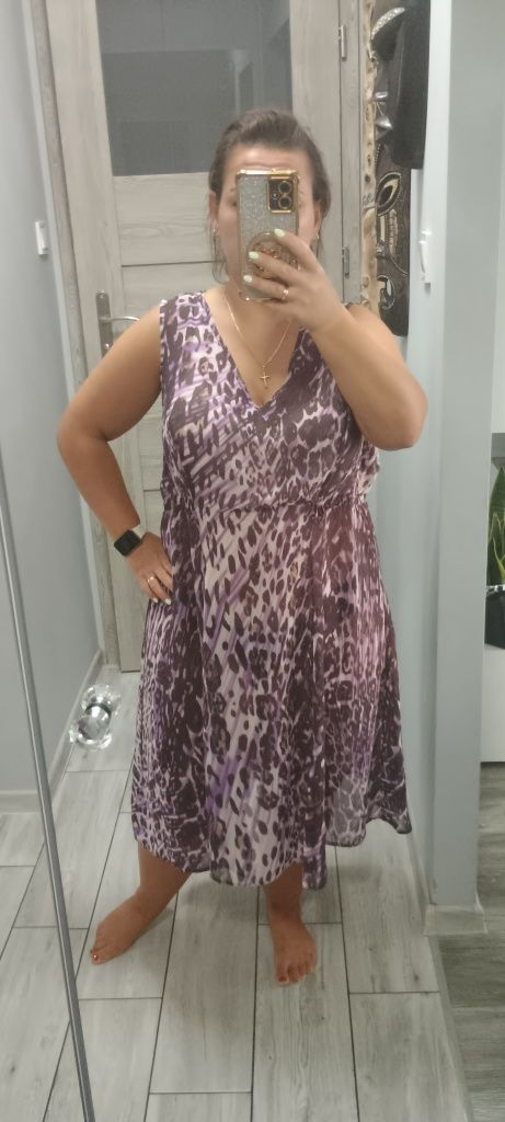 Sukienka letnia na ramiączkach rozmiar XXL , 3XL