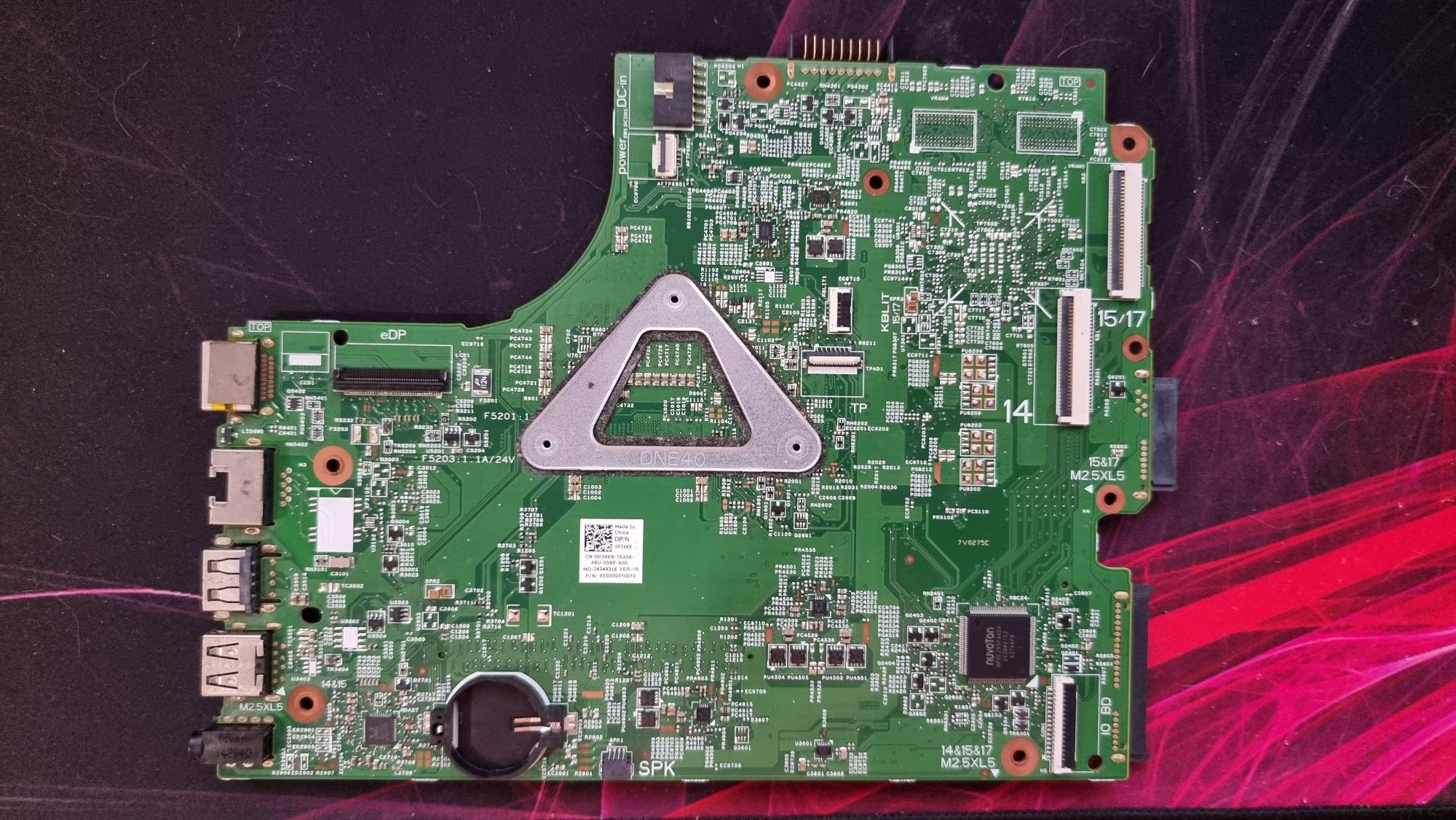 Материнська плата (Motherboard) Dell Inspiron 5748 P/N0P34KX