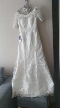 Suknia ślubna sukienka wesele jjshouse rlh1021 ivory 36 nowa