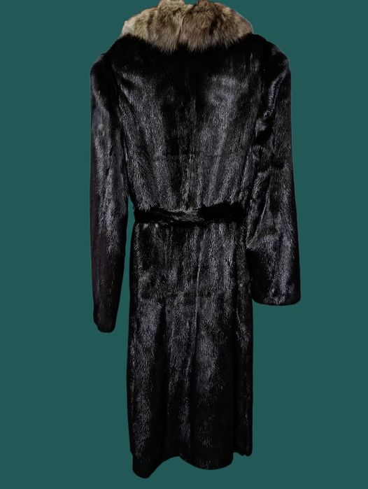 Marco Varni. Дл 115см. Норковая шуба с соболем. Натуральная шуба