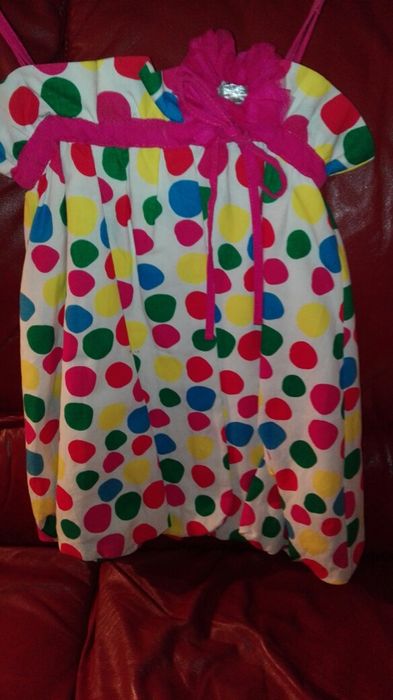 Vestido de menina 6 anos  em linho e algodão Agatha Ruiz de la Prada