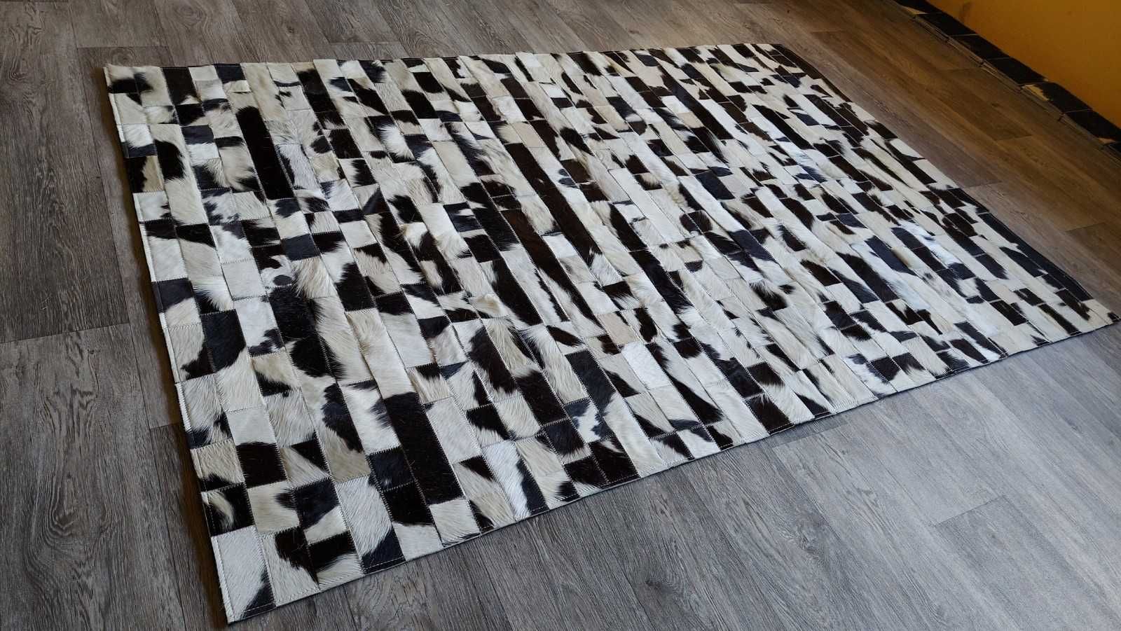 Dywan ze skóry bydlęcej Patchwork 120 cm x 180 cm