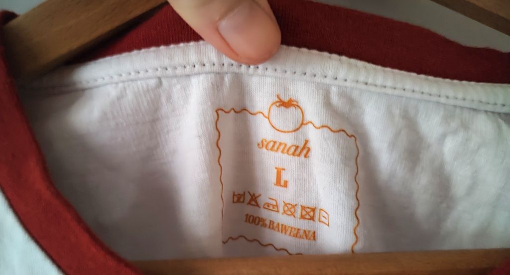 Koszulka bawełniana merch pomidor Kaprysy Sanah
