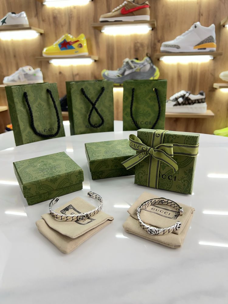 Браслет GUCCI Classic Logo Silver