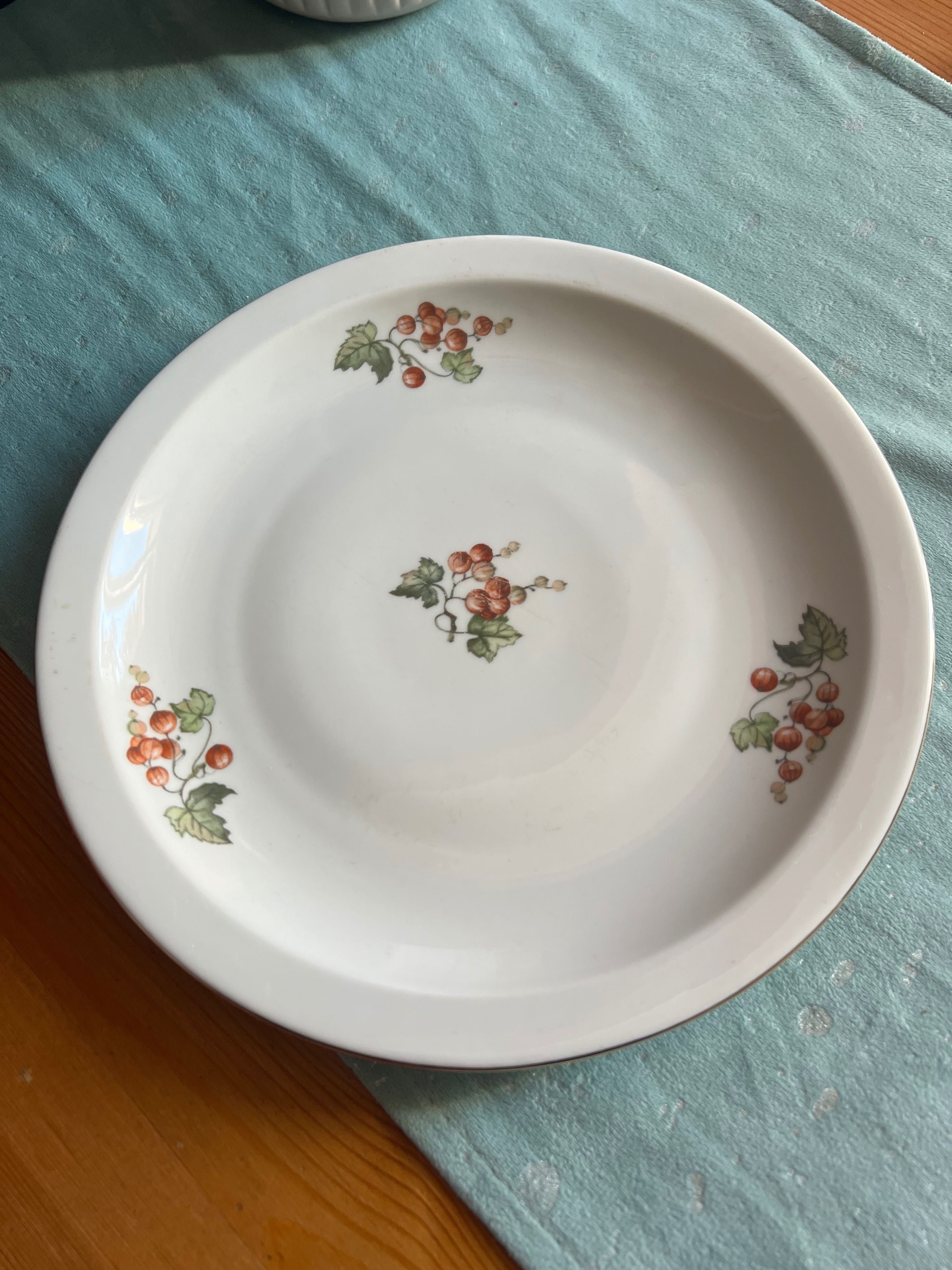 Talerz porcelanowy PRL Wawel