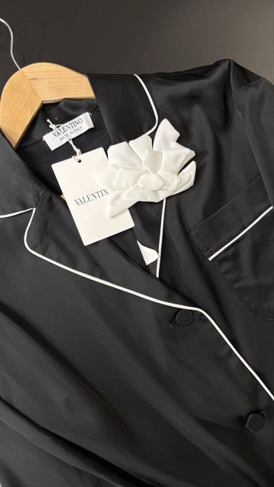 Шелковый костюм с брюками Valentino