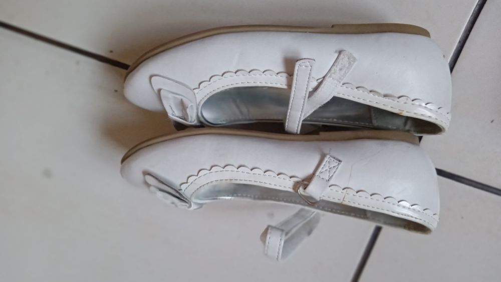 Baleriny białe, komunijne r. 30