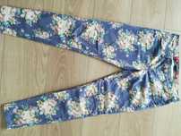 Spodnie rurki w kwiaty 34 Hause