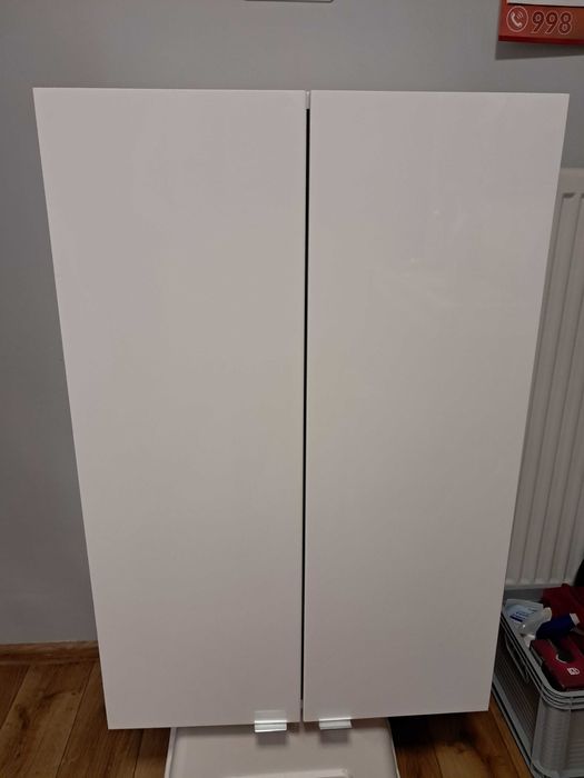 Szafka łazienkowa wisząca biały połysk