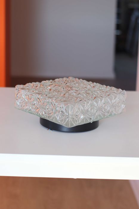 Duży kinkiet / plafon lata 70 vintage lampa