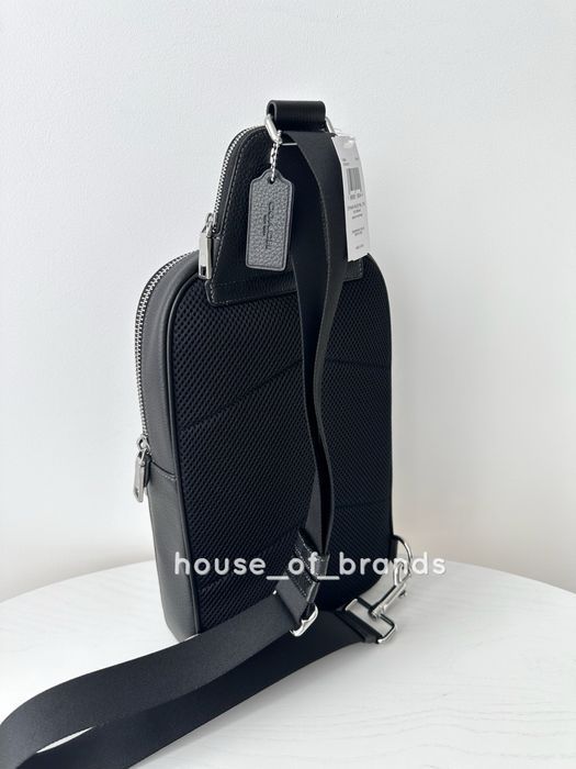 COACH Ethan Pack Чоловіча шкіряна сумочка слінг Мужская сумка слинг