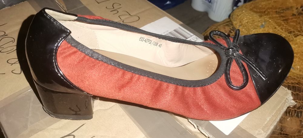 Baleriny na obcasie evento 40