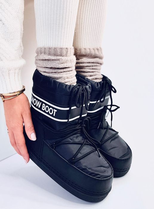 Snow Boots Krótkie Sims Black