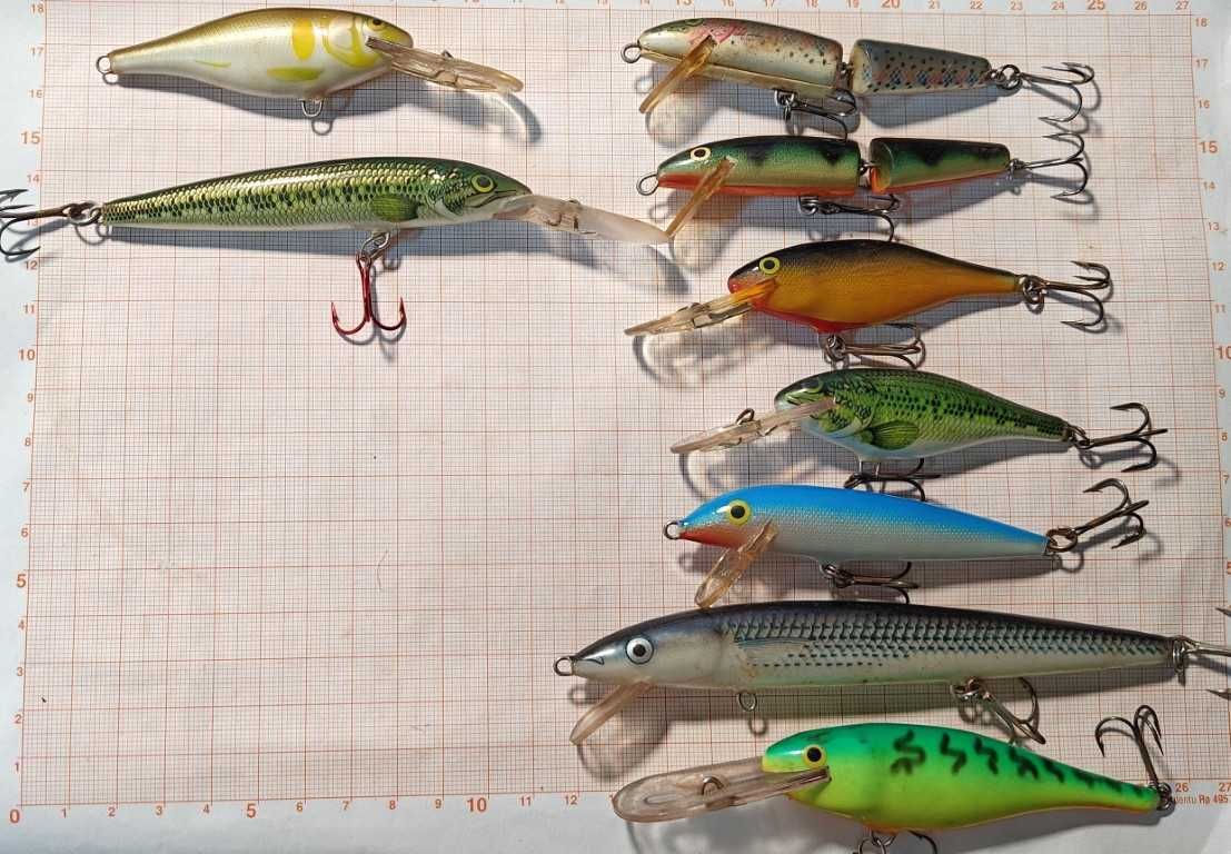A. stare Rapala Ireland / Finland - 3 sztuki - kolekcjonerskie