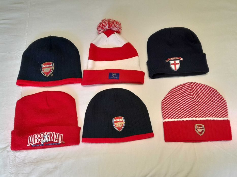 клубна в'язана шапка FC Liverpool ,Manchester United, Arsenal- 55 - 58