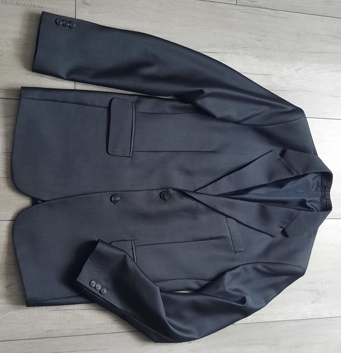 Garnitur kolor ciemno-szary stalowy firmy LORD Slim r.L na 185cm