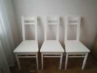 NOWE piękne białe krzesła