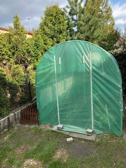 Tunel foliowy szklarnia 2x3x2 m konstrukcja fi 25mm