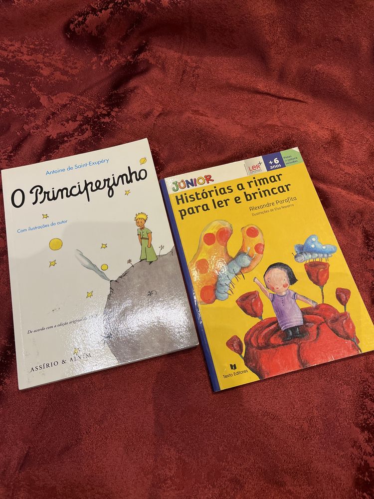 2livros Principezinho e historias a rimar