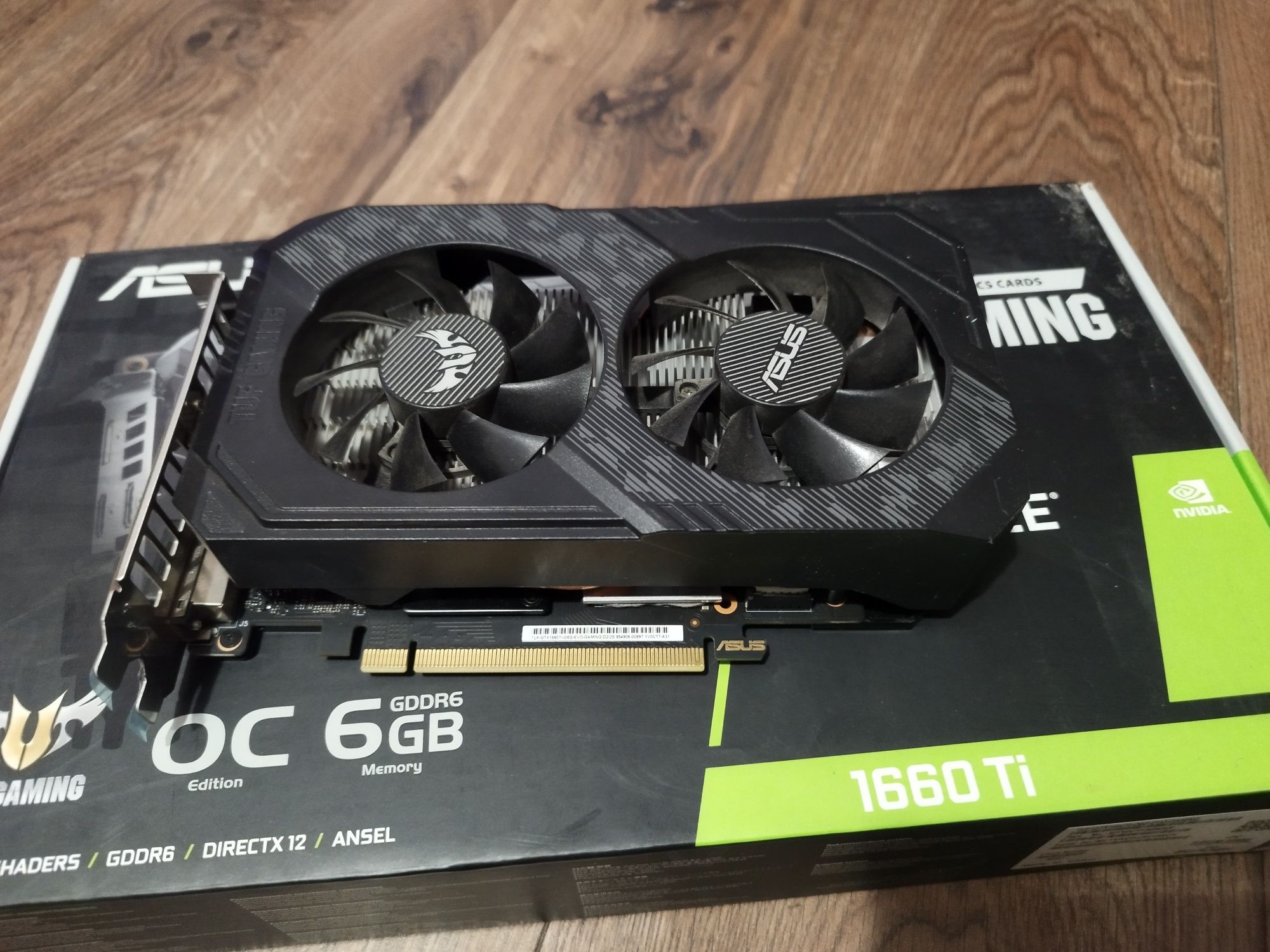 Відеокарта Asus TUF-GTX1660TI-O6G-EVO-GAMING