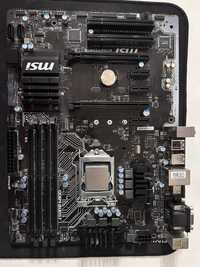 Продам i5-6600 материнская плата MSI H170 PC MATE