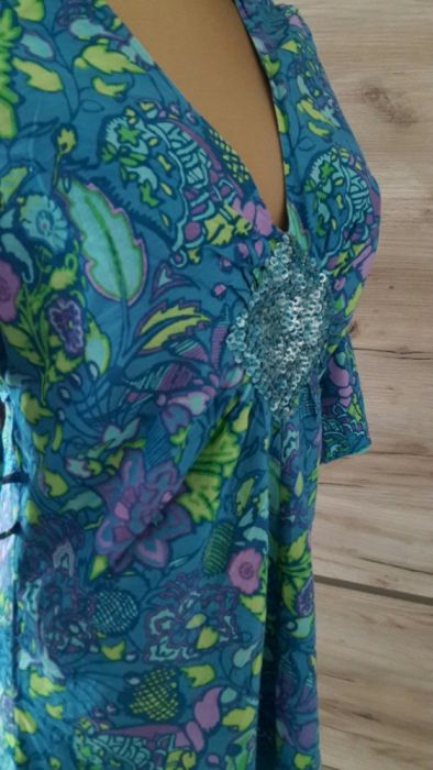 Color of the worlds*** Śliczna tunika ciążowa M - L